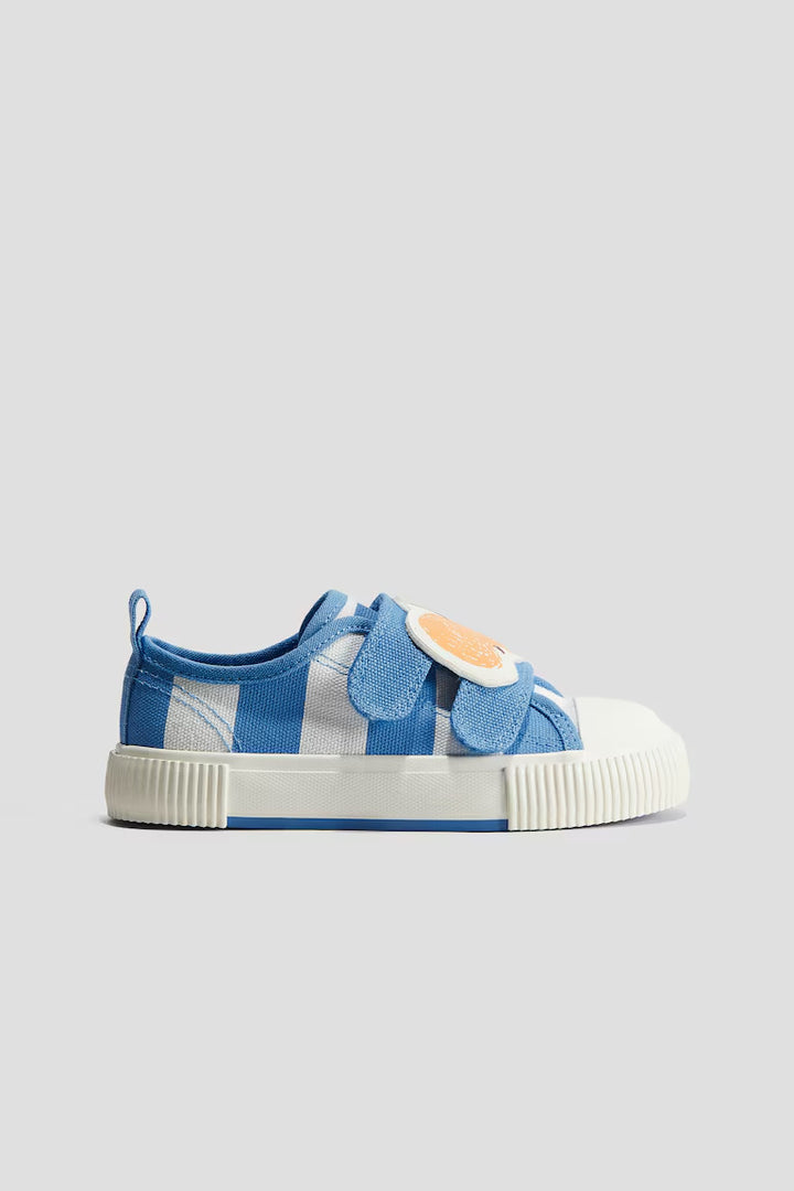 H&M COTTON CANVAS TRAINERS