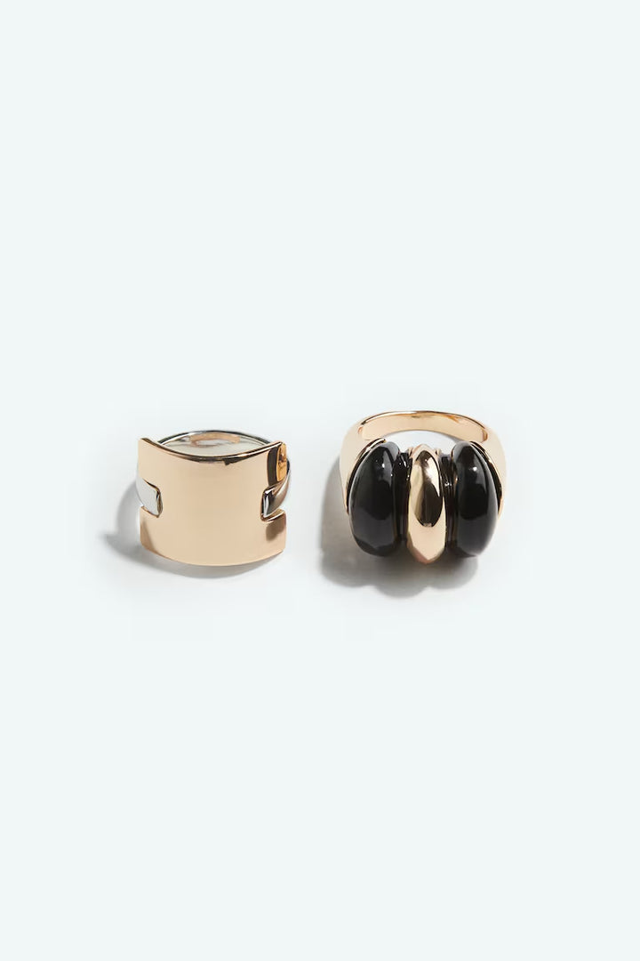 H&M 2-PACK RINGS