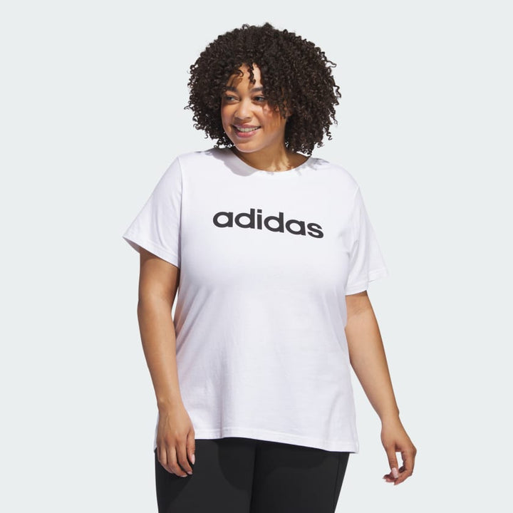 Adidas Linear Logo Tee (Plus Size)