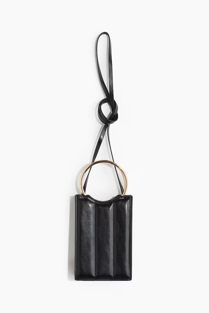 H&M QUILTED PHONE BAG
