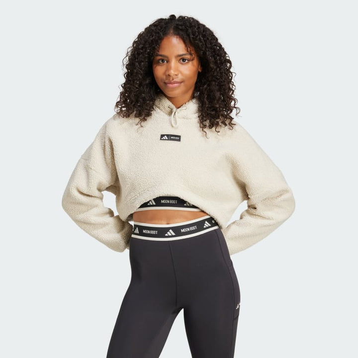 ADIDAS X MOON BOOT Cropped Hoodie