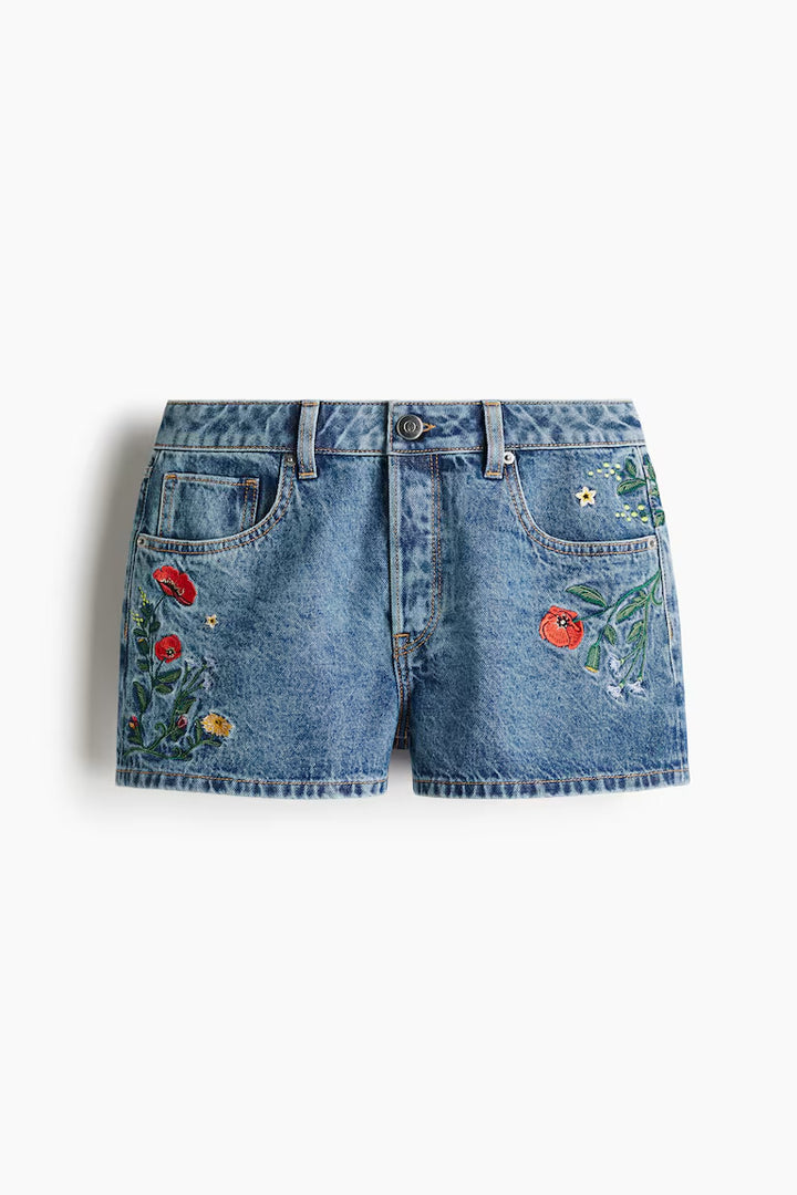 H&M HIGH DENIM SHORTS