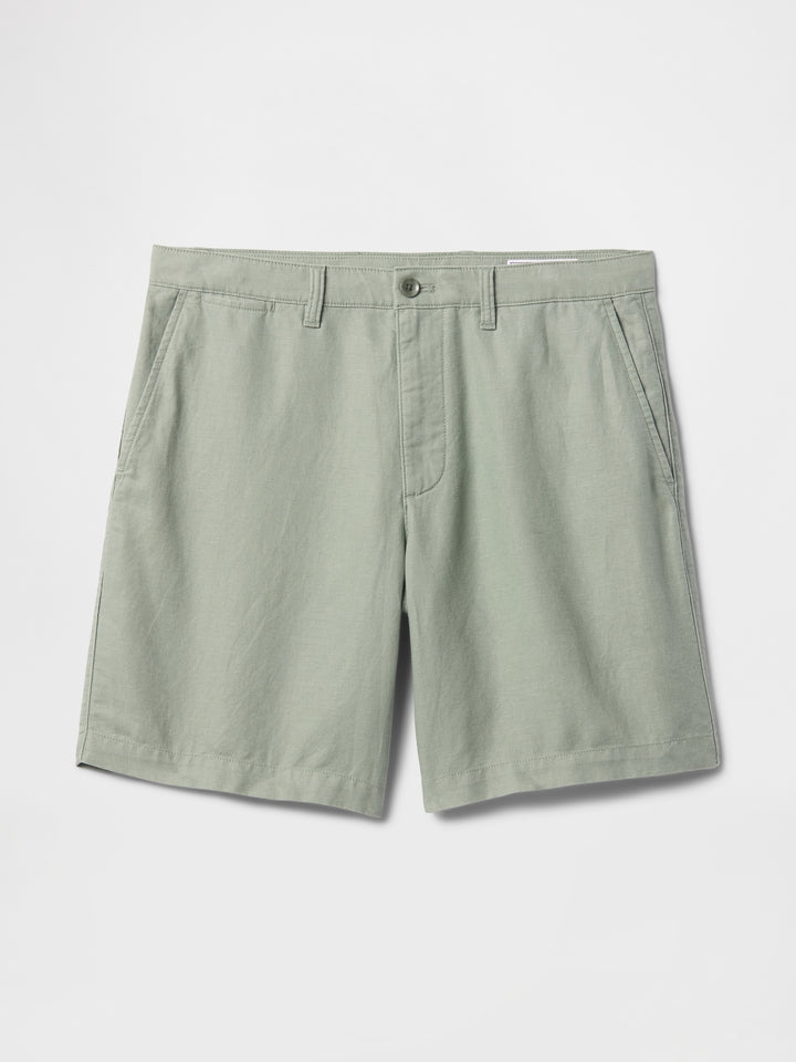Gap 8" Linen-Cotton Shorts
