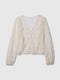 white/beige striped