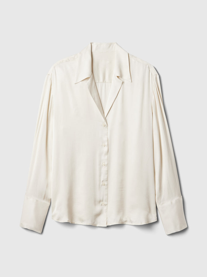 Gap Satin Relaxed Shirt