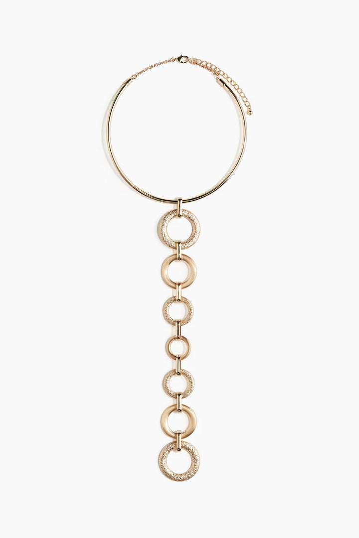 H&M NECKLACE WITH RING PENDANT