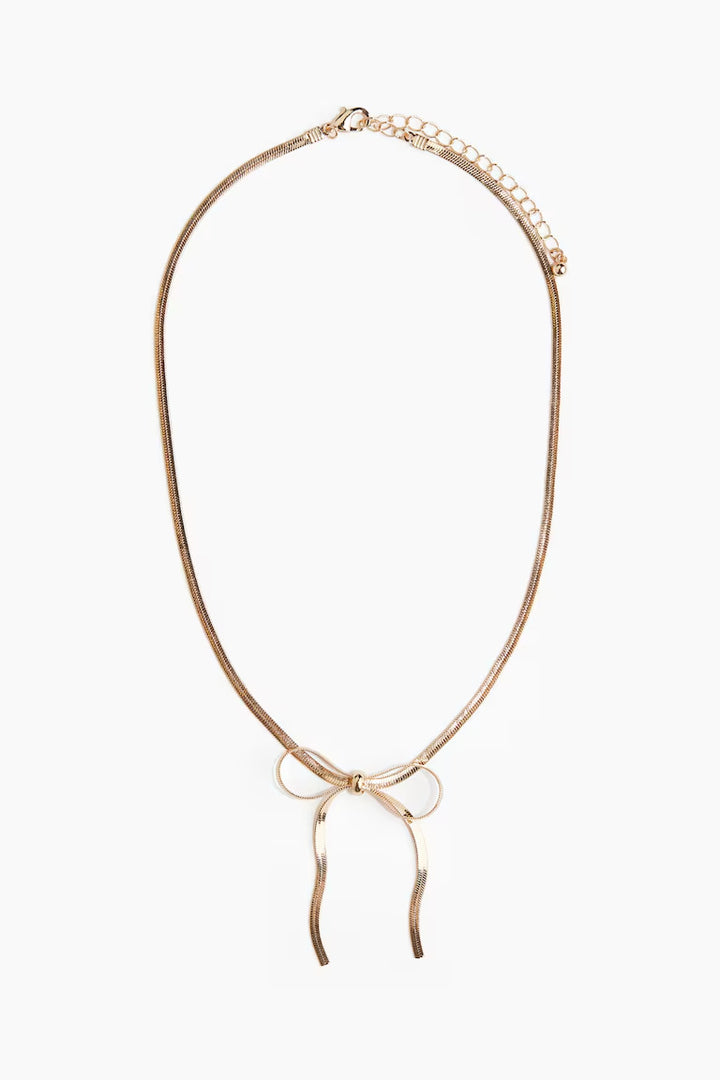 H&M BOW-DETAIL NECKLACE