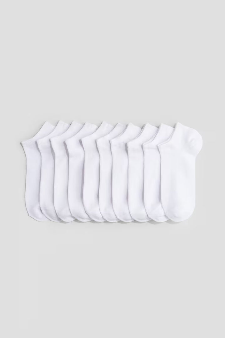 H&M 10-PACK ANKLE SOCKS