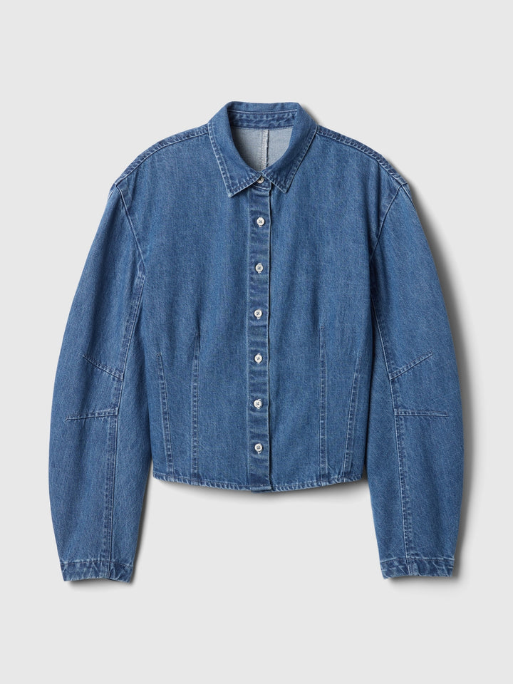 Gap Barrel-Sleeve Denim Shirt