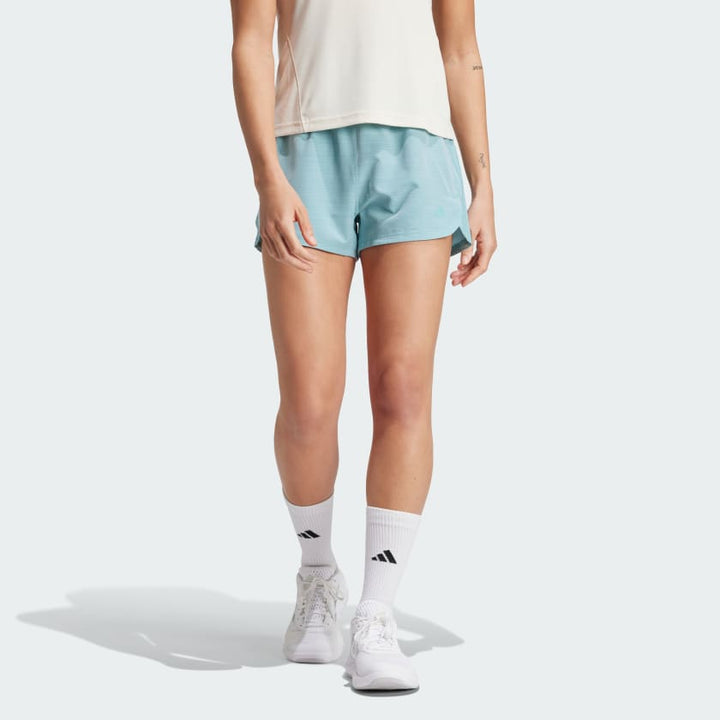 Adidas Pacer Training 3-Stripes Woven High-Rise Shorts