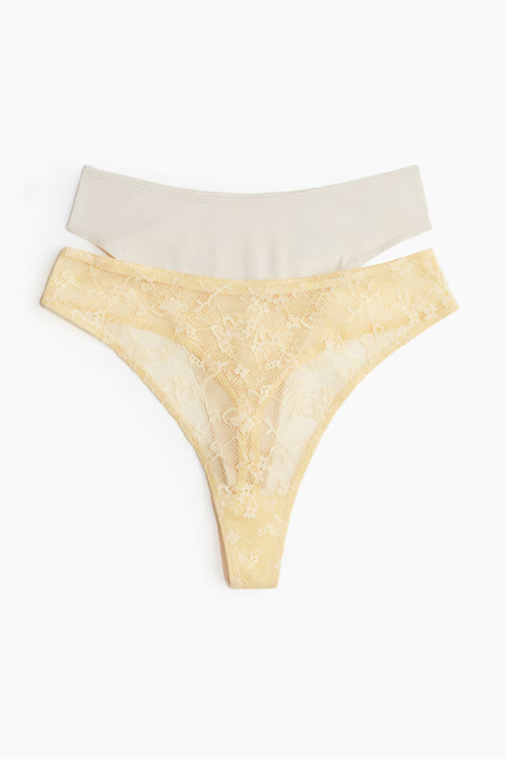 H&M 2-PACK THONG BRIEFS