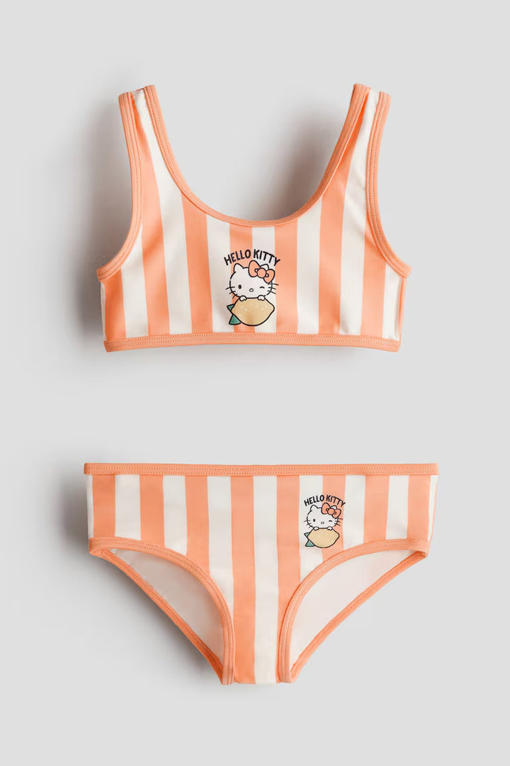 H&M PRINTED TWO-PIECE SWIMSUIT