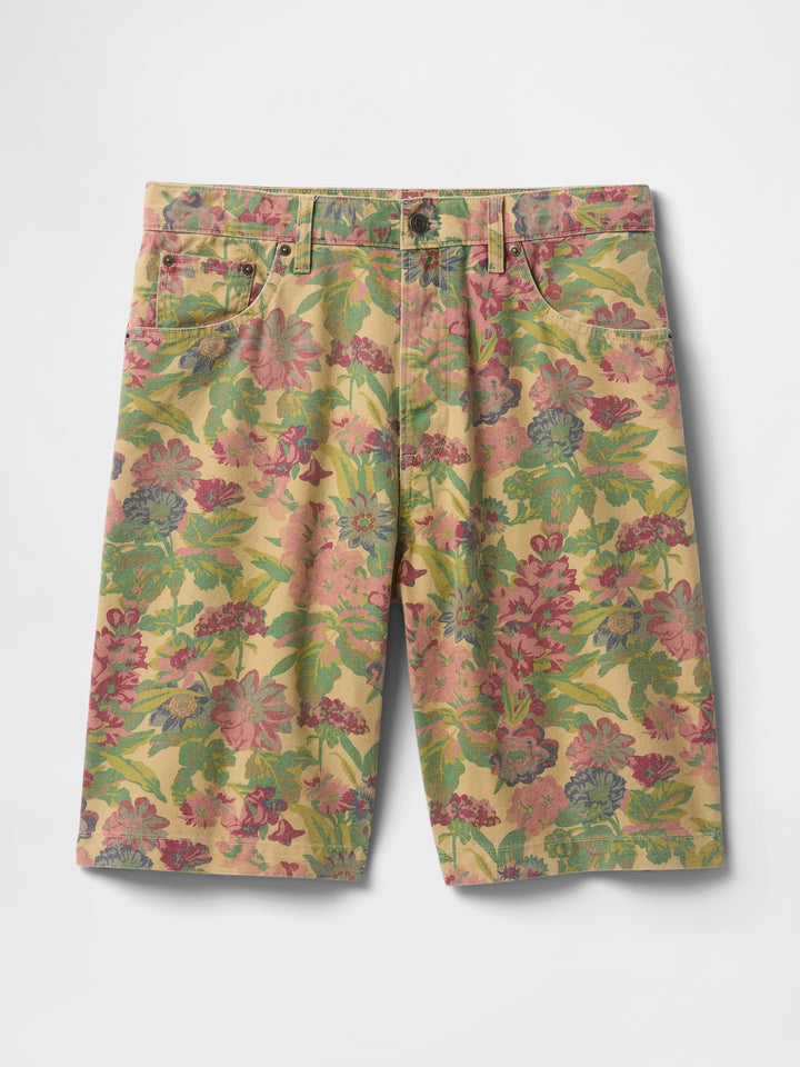 Gap Floral Canvas Shorts