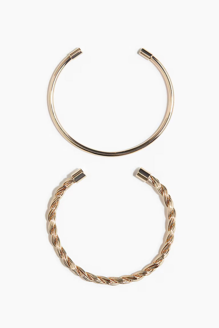 H&M 2-PACK CUFF BRACELETS