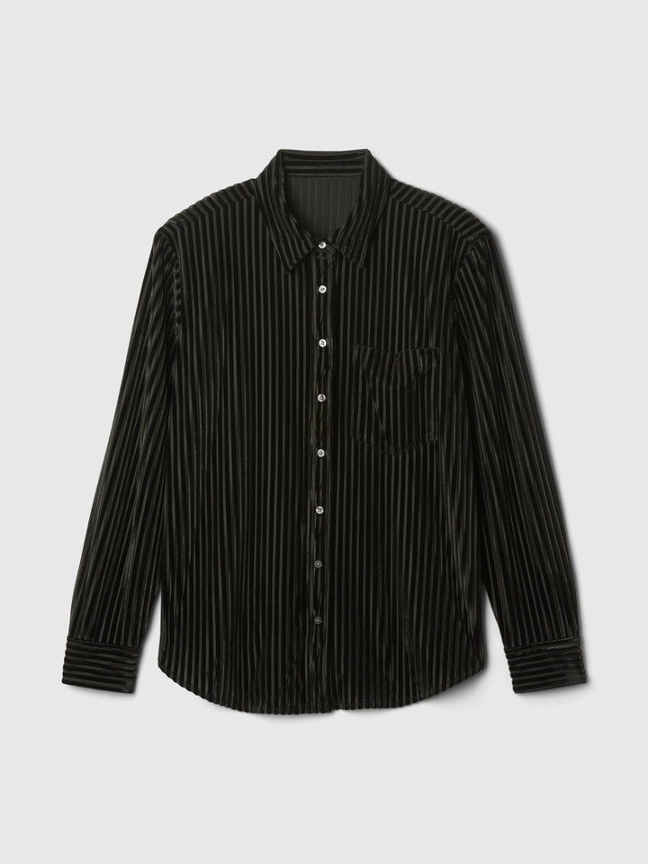 Gap Velvet Relaxed Shirt