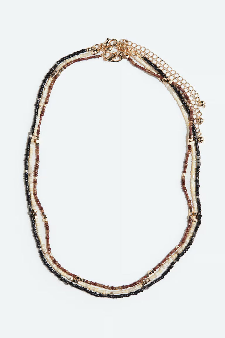 H&M 3-PACK BEADED NECKLACES