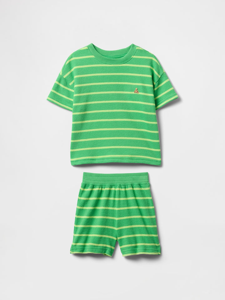 Gap Baby & Toddler Textured Stripe Outfit Set