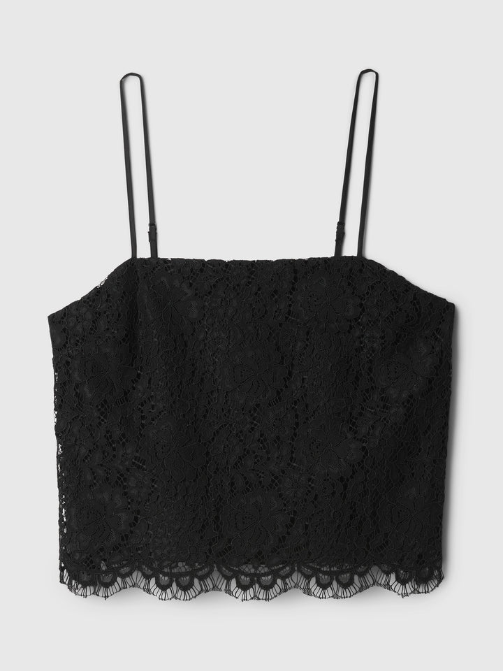 Gap Lace Satin Shell Cami