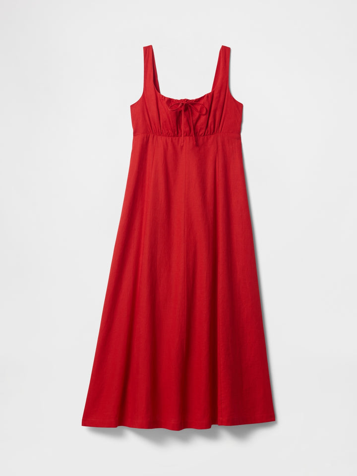 Gap Linen-Blend Maxi Dress