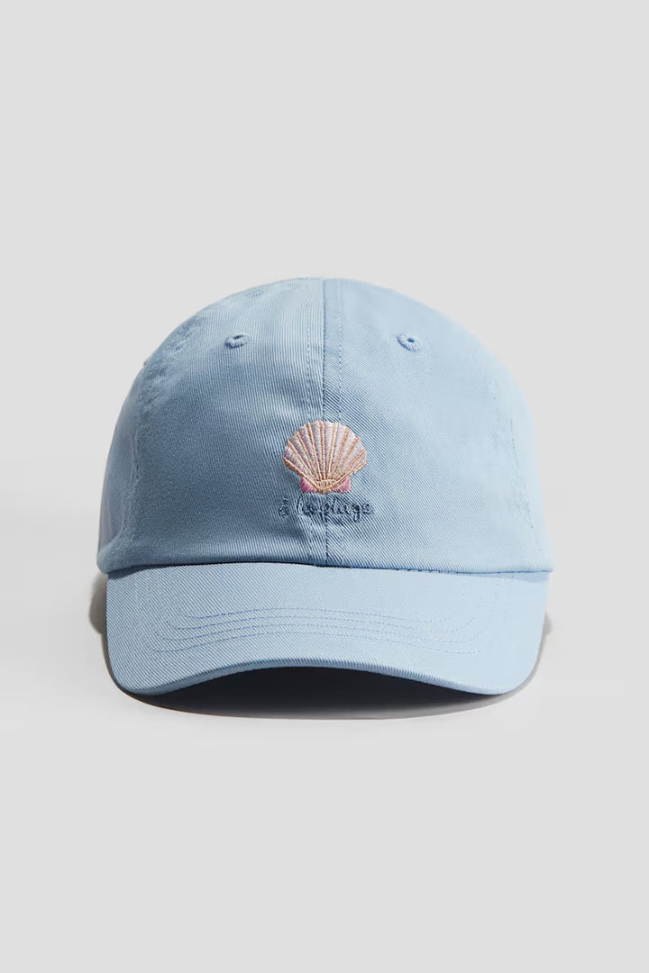 H&M CAP WITH EMBROIDERED DETAIL
