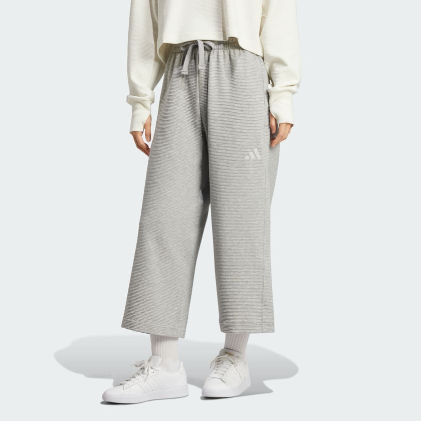 Adidas ALL SZN Rib 7/8-Length Wide Leg Pants