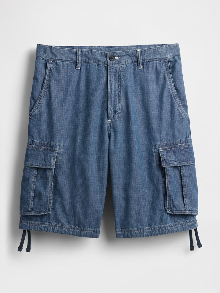 Gap 11" Baggy Denim Cargo Shorts