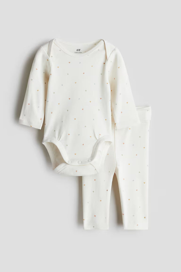 H&M 2-PIECE COTTON JERSEY SET