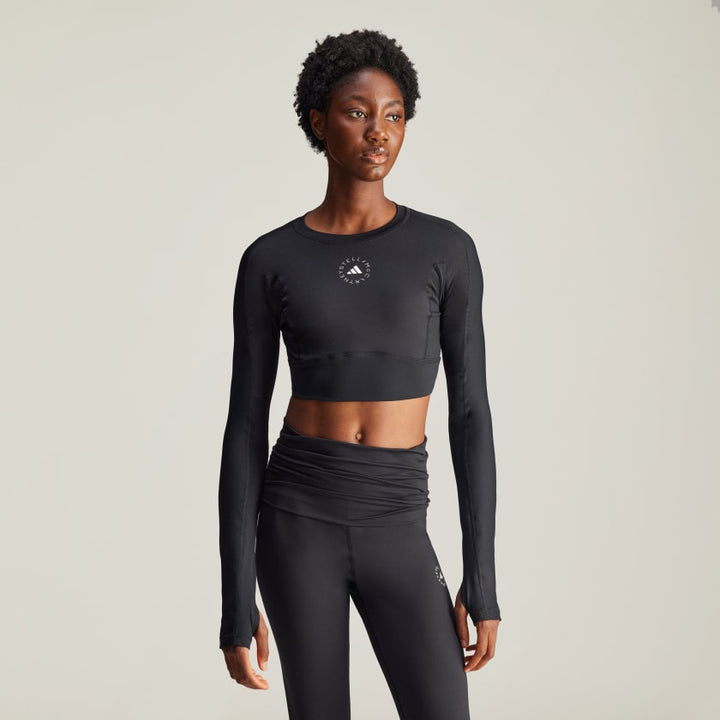 Adidas by Stella McCartney TrueStrength Yoga Cropped Long Sleeve Top