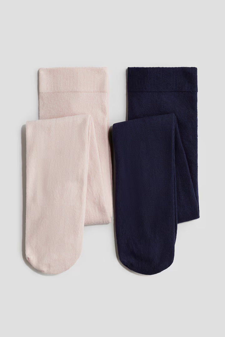 H&M 2-PACK FINE-KNIT TIGHTS