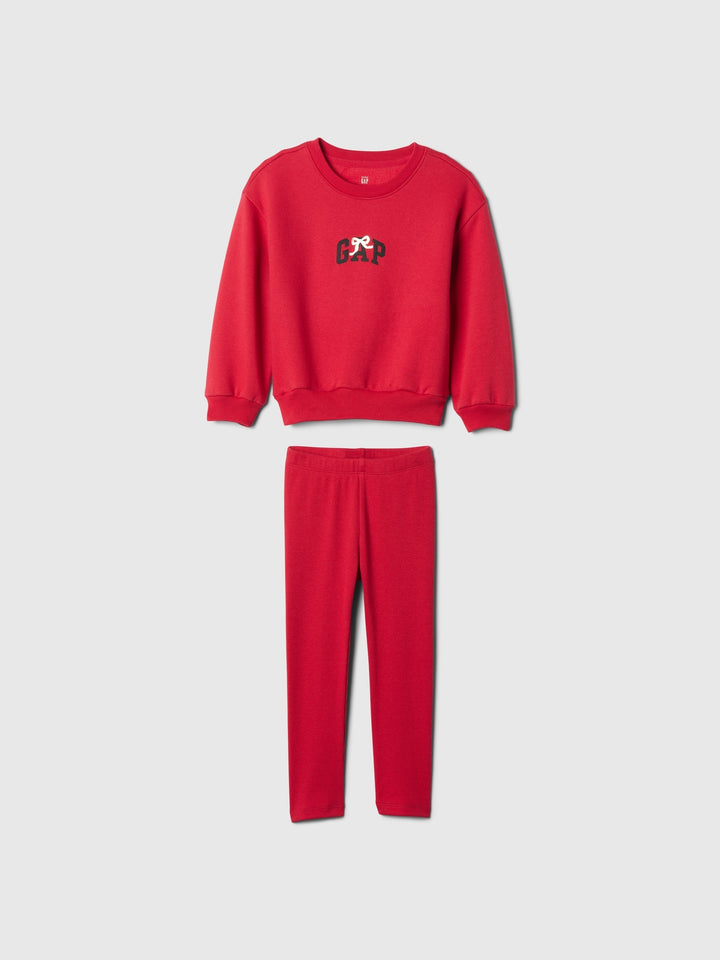 Gap Baby & Toddler VintageSoft Logo Sweatshirt Set