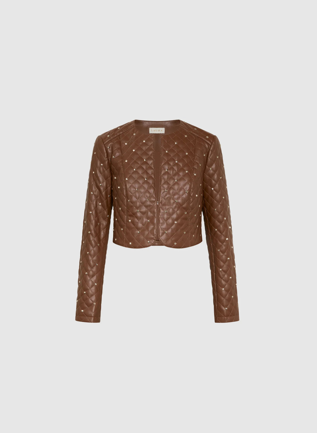 LAURA Studded Vegan Leather Jacket