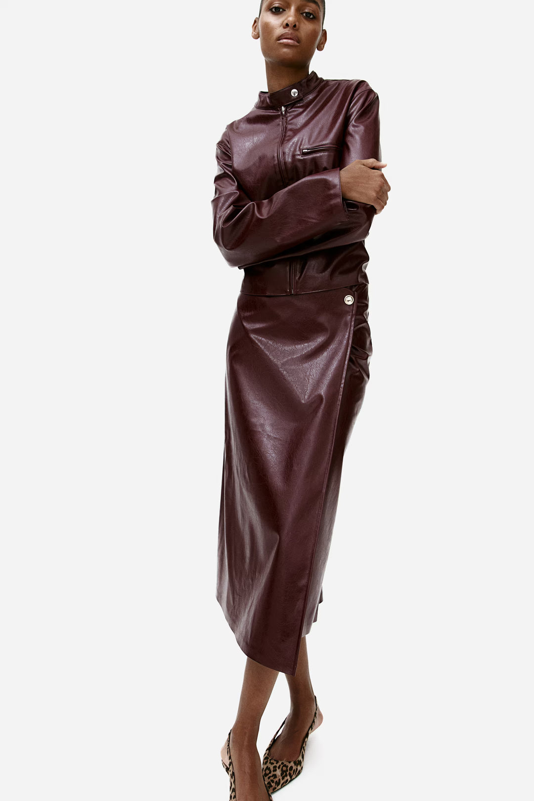 H&M Coated Jacket