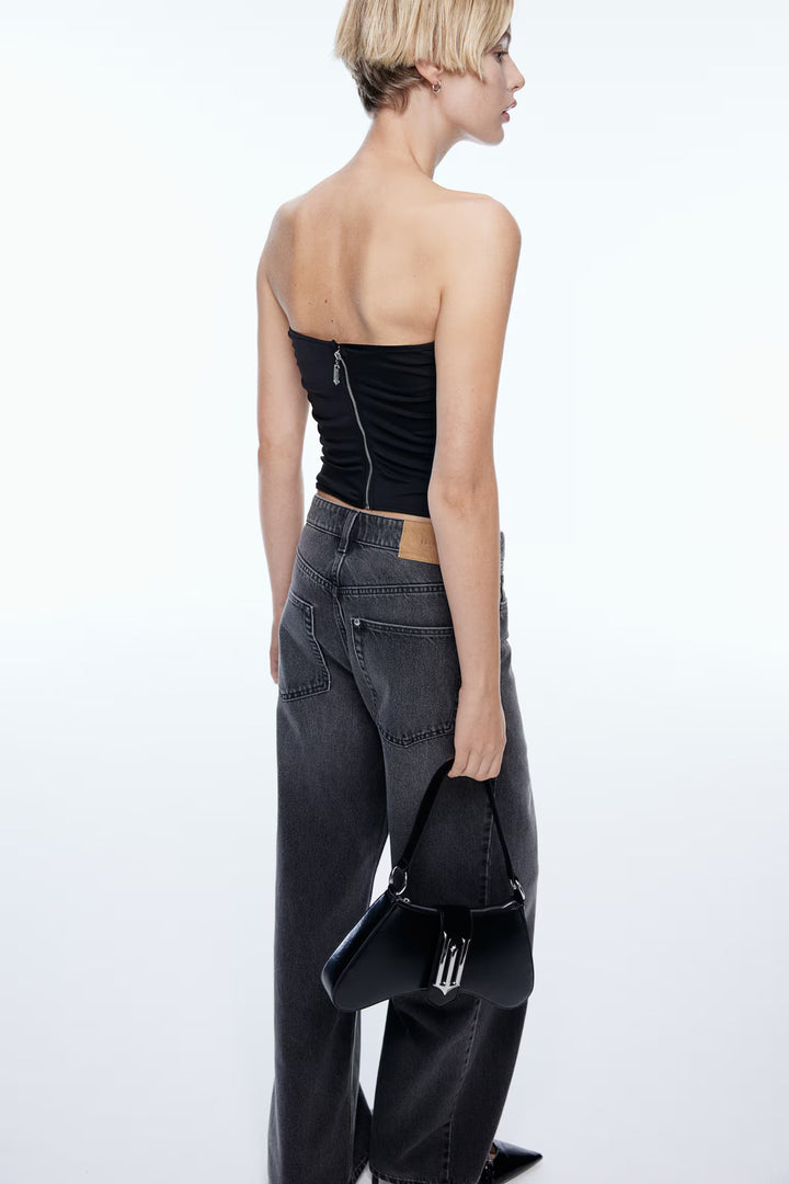 H&M Bandeau Top with Cut-Out Detail