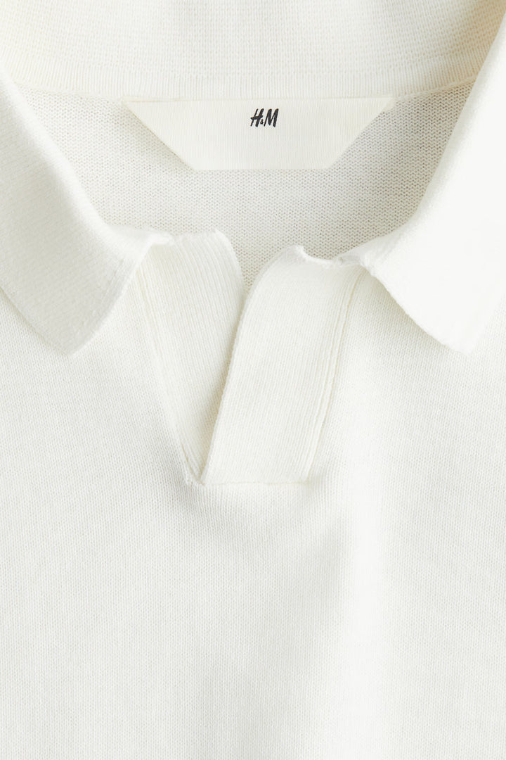 H&M Fine-knit Polo Shirt