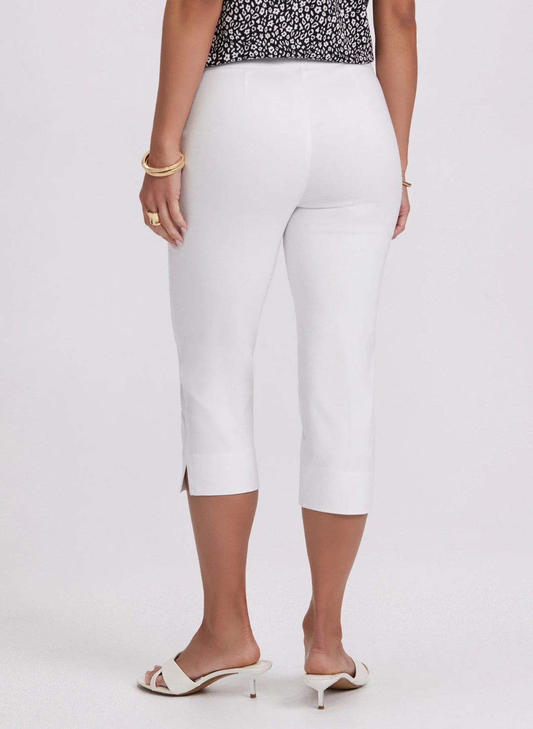 LAURA Bengaline Pull-On Capris