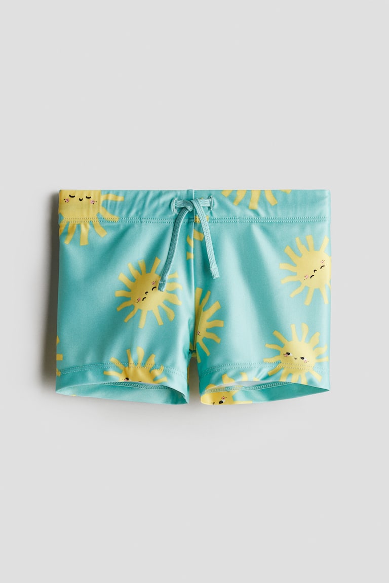 H&M Printed Swim Trunks