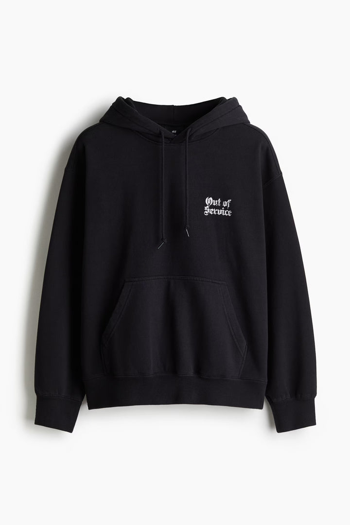 H&M Loose Fit Printed Hoodie