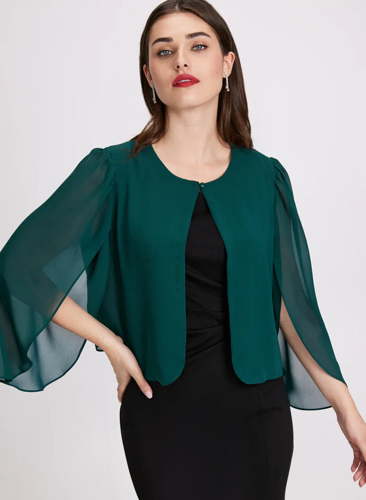 LAURA Long Sleeve Chiffon Bolero