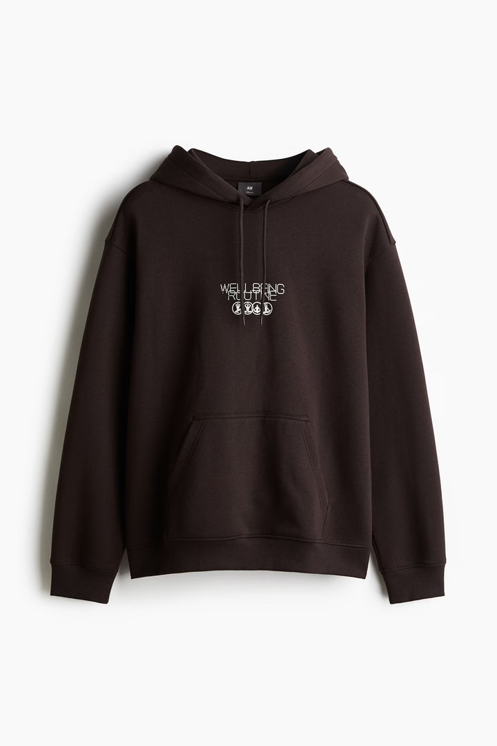 H&M Loose Fit Printed Hoodie