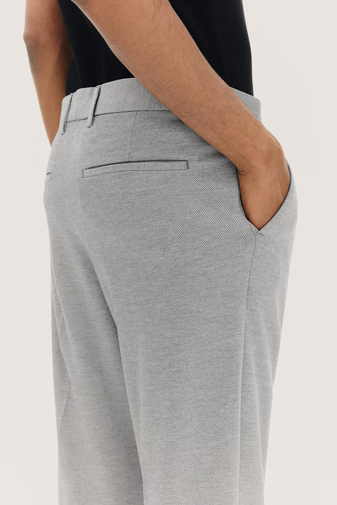 H&M Slim Fit Jersey Suit Pants