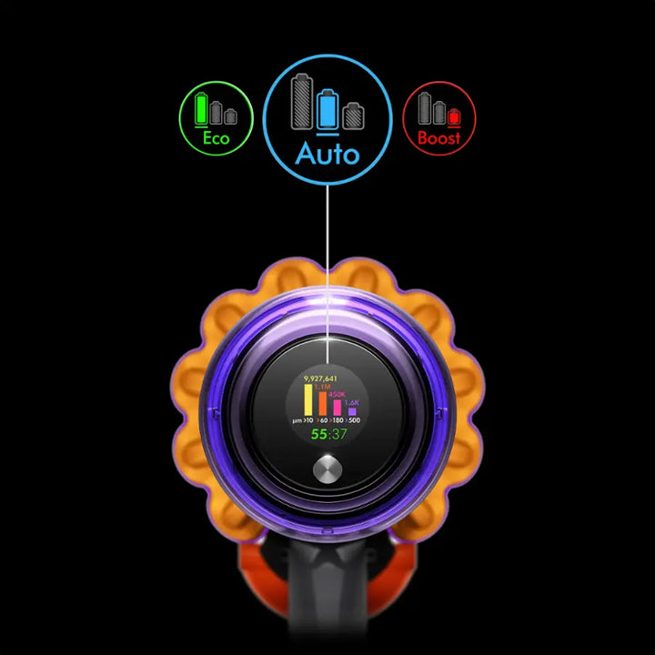 Dyson - V15 Detect Extra Cordless Vacuum with 10 accessories - Yellow/Nickel