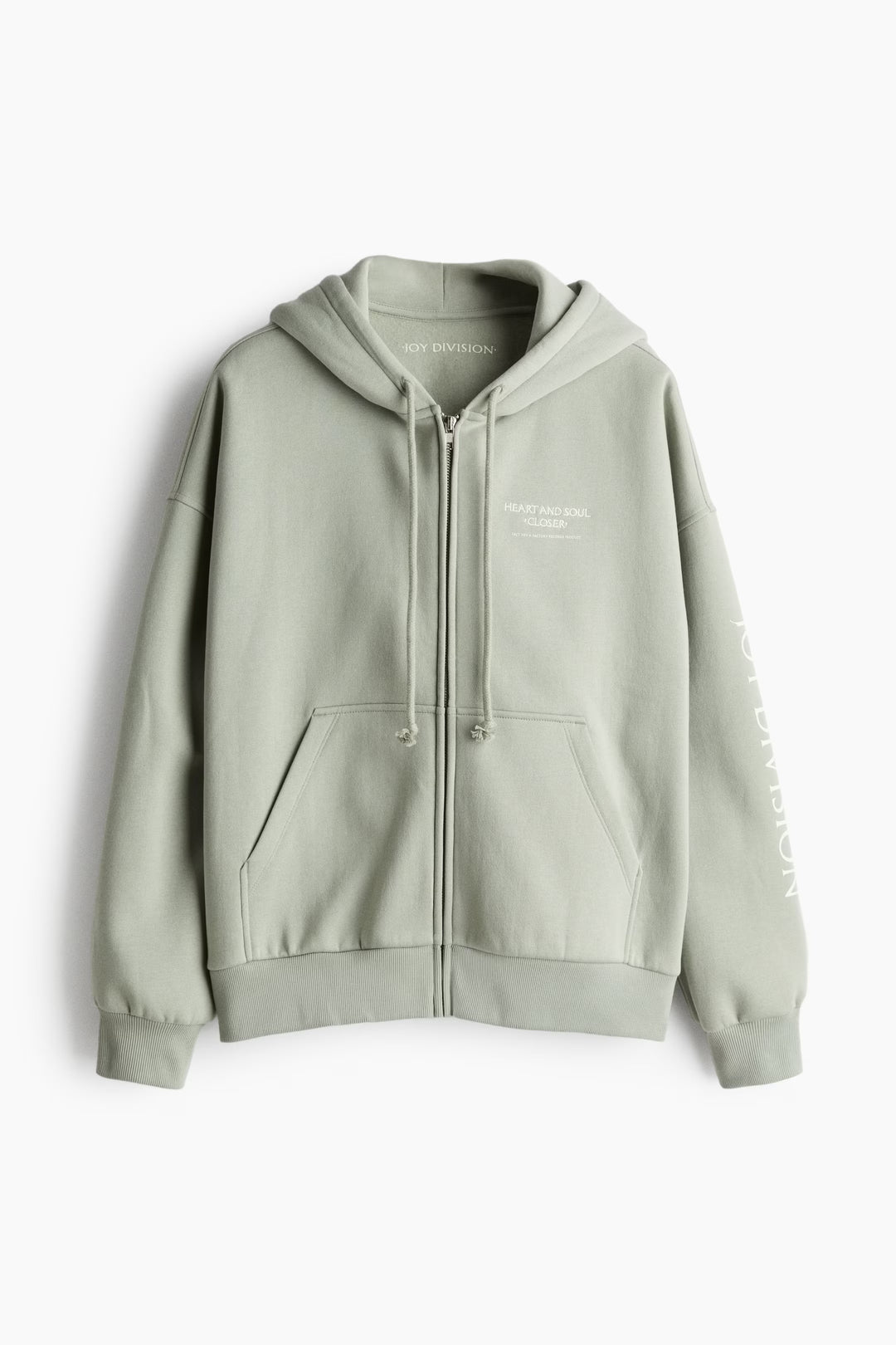 H&M Oversized Hooded Jacket with Motif