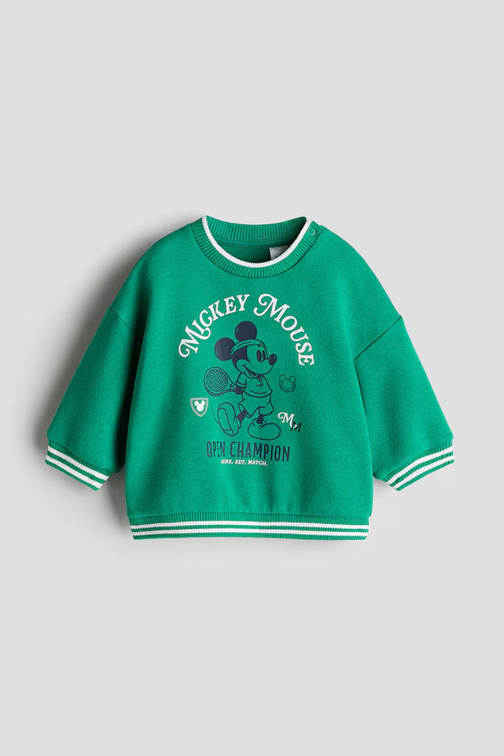 H&M Sweatshirt with Printed Motif