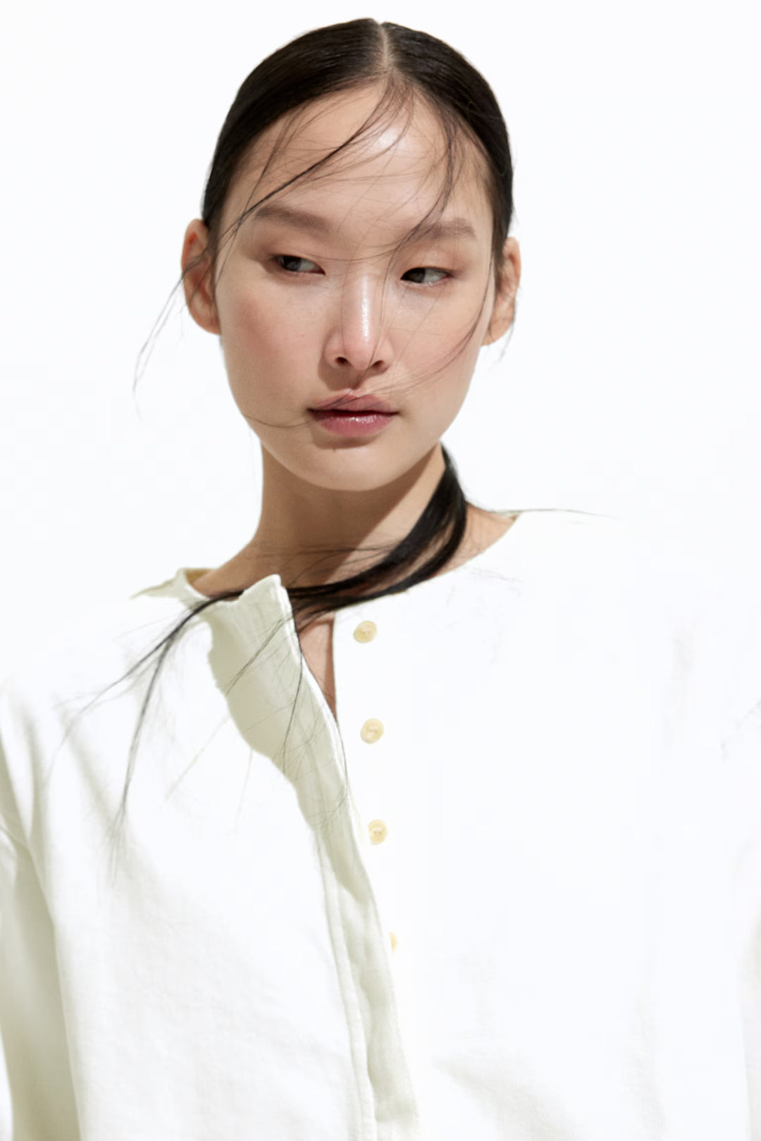 H&M Pullover Twill Blouse