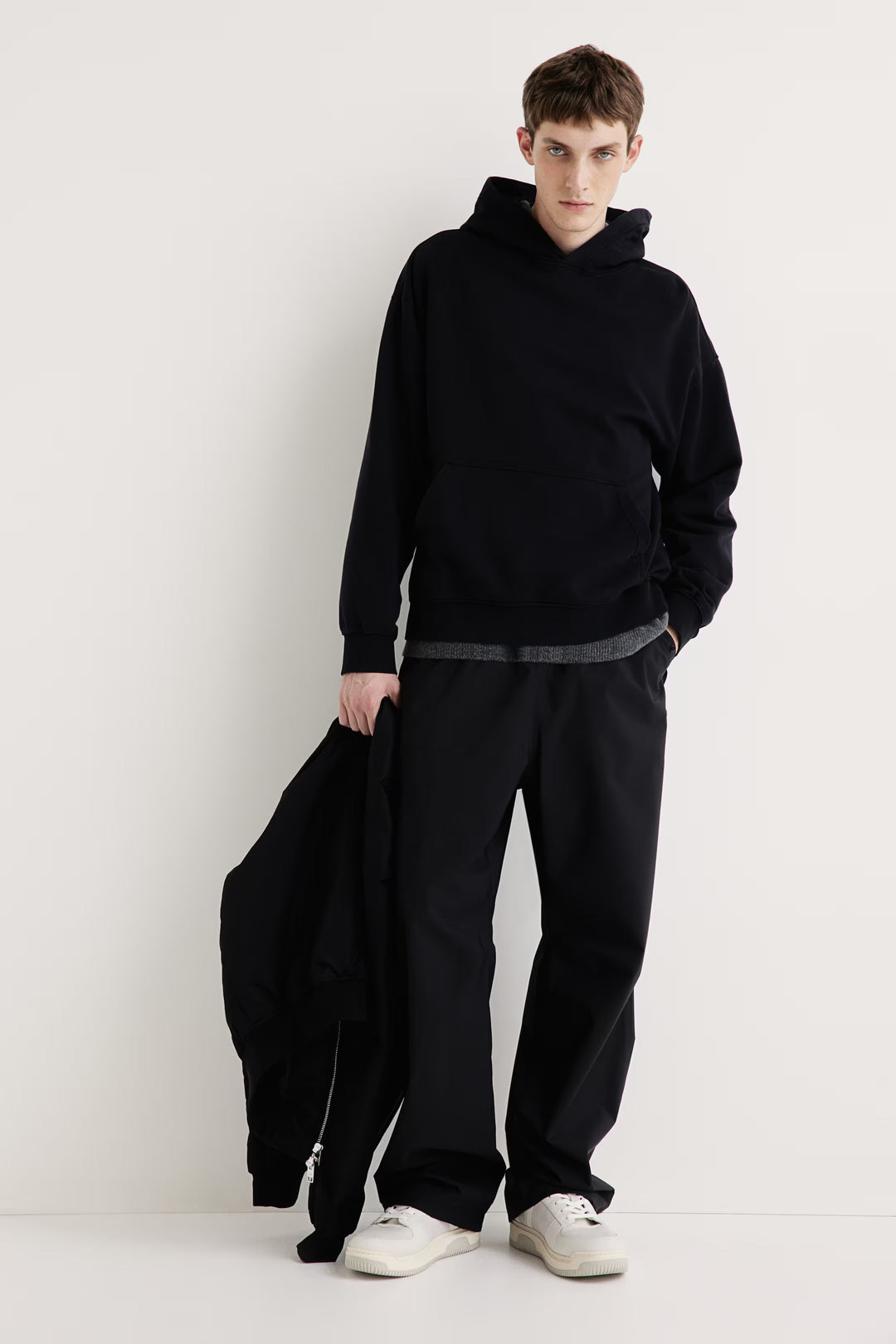 H&M Loose Fit Washed Hoodie