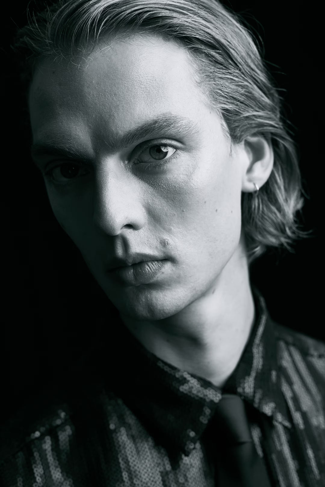 H&M Regular Fit Sequined Shirt