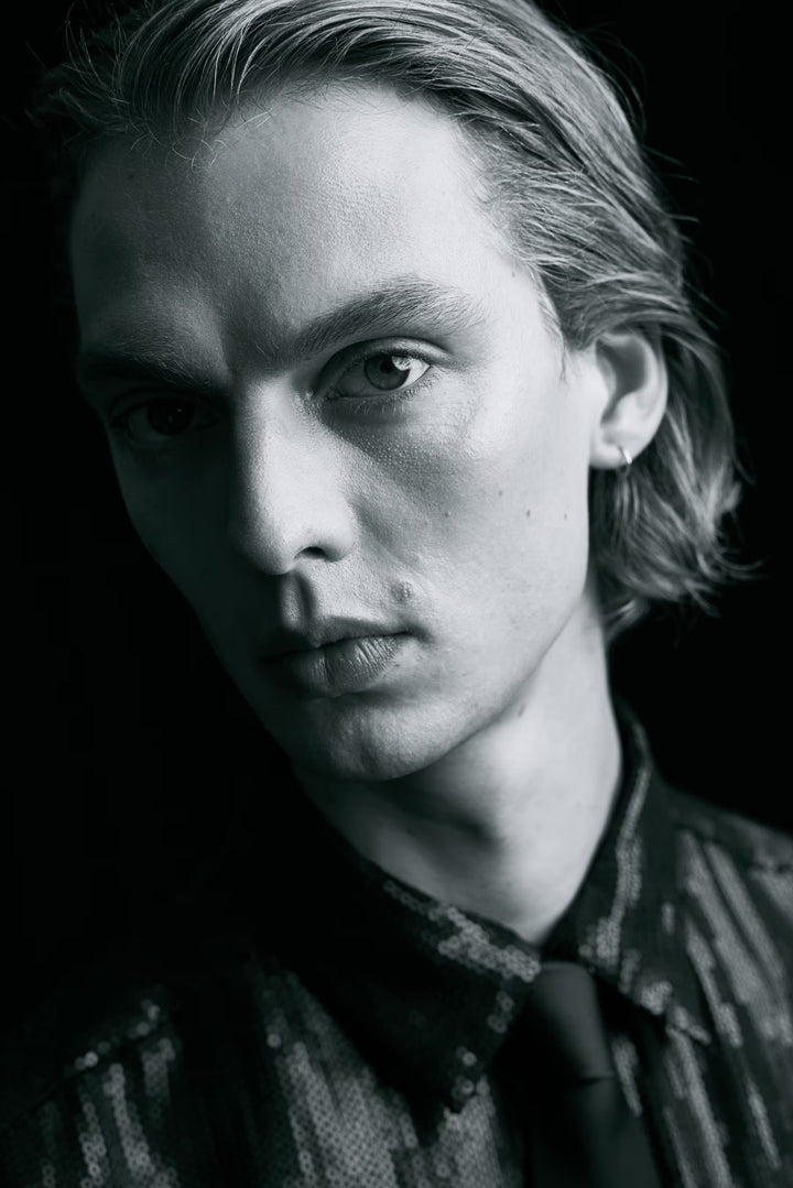 H&M Regular Fit Sequined Shirt