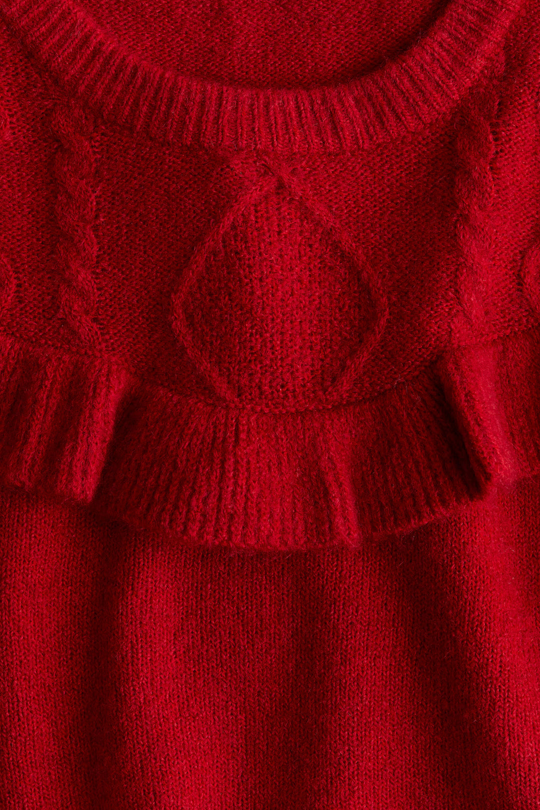 H&M Ruffle-Trimmed Sweater