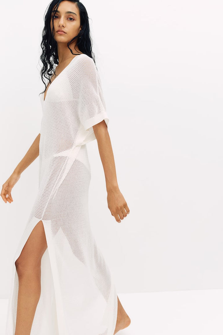 H&M Pointelle-Knit Beach Dress