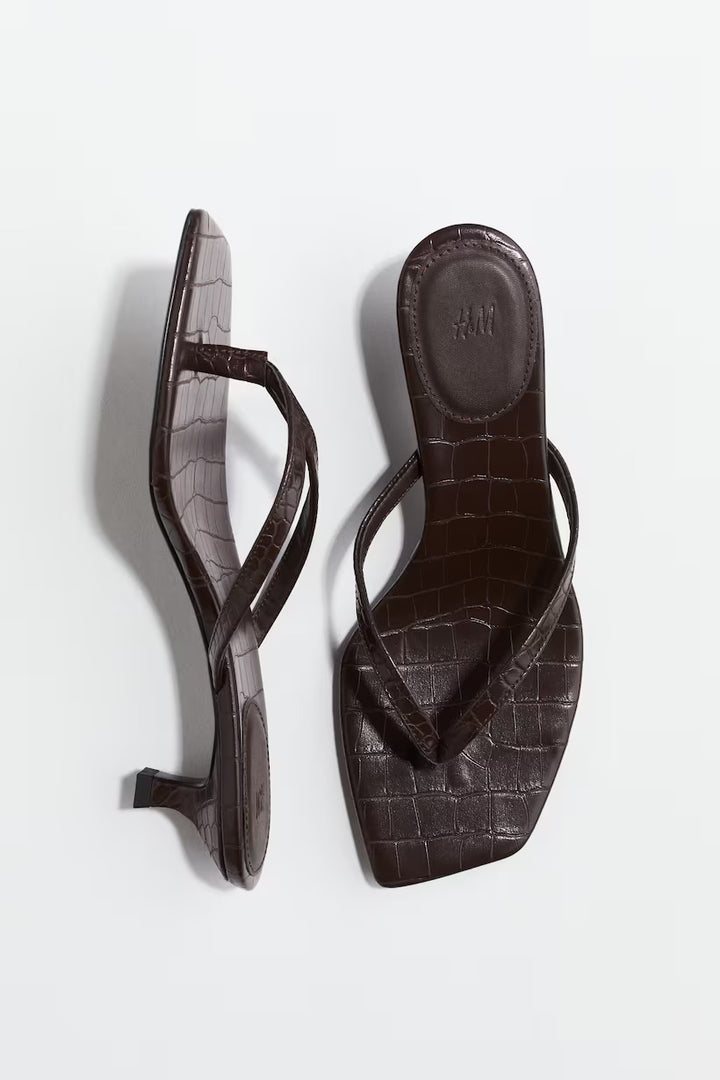 H&M Kitten-Heeled Sandals